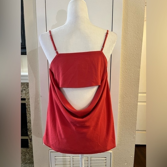 Revolve 1.State Drape Back Cowl Neck Tank Top - Picture 2 of 5